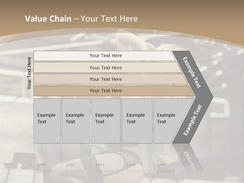 Bielizna Kobieta Romantyczna PowerPoint Template