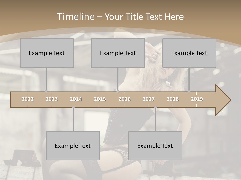 Bielizna Kobieta Romantyczna PowerPoint Template