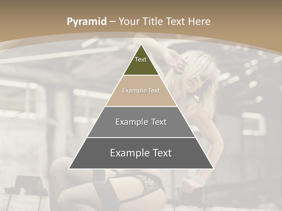 Bielizna Kobieta Romantyczna PowerPoint Template