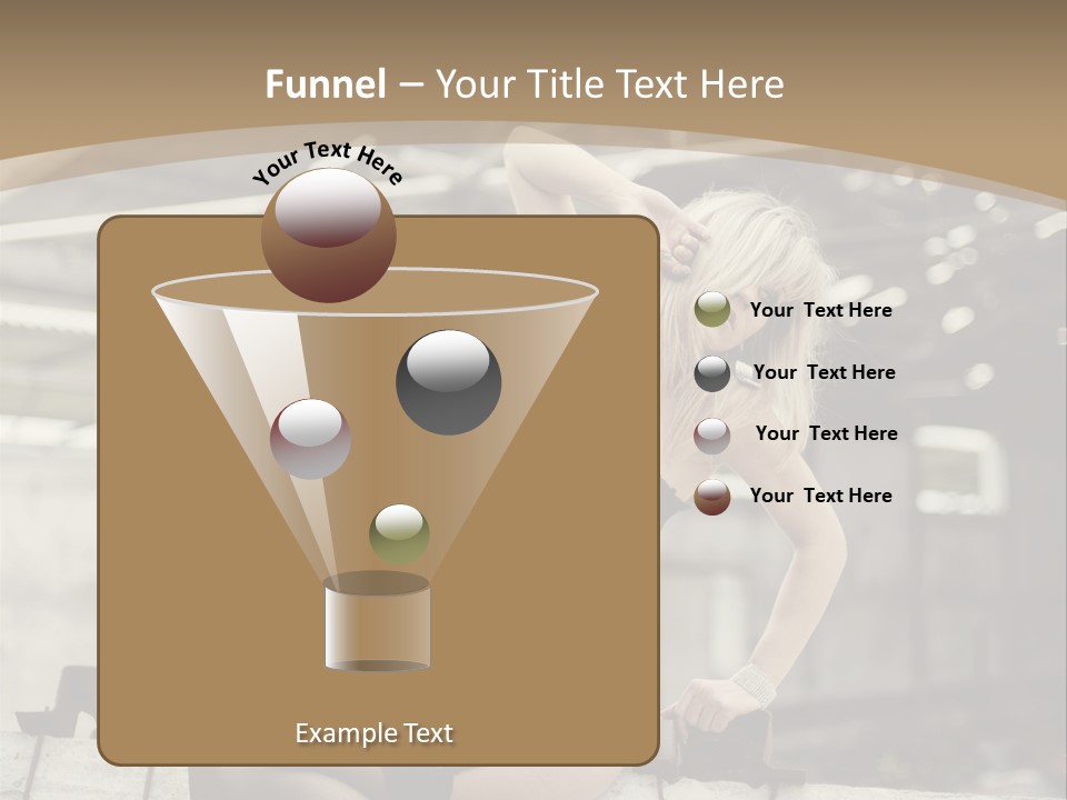 Bielizna Kobieta Romantyczna PowerPoint Template