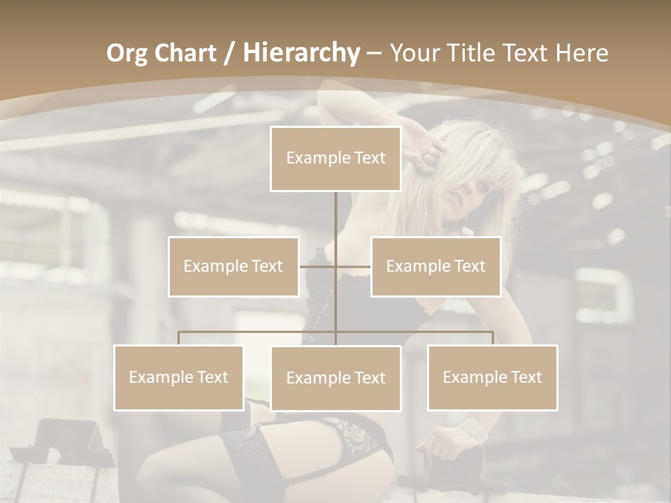 Bielizna Kobieta Romantyczna PowerPoint Template