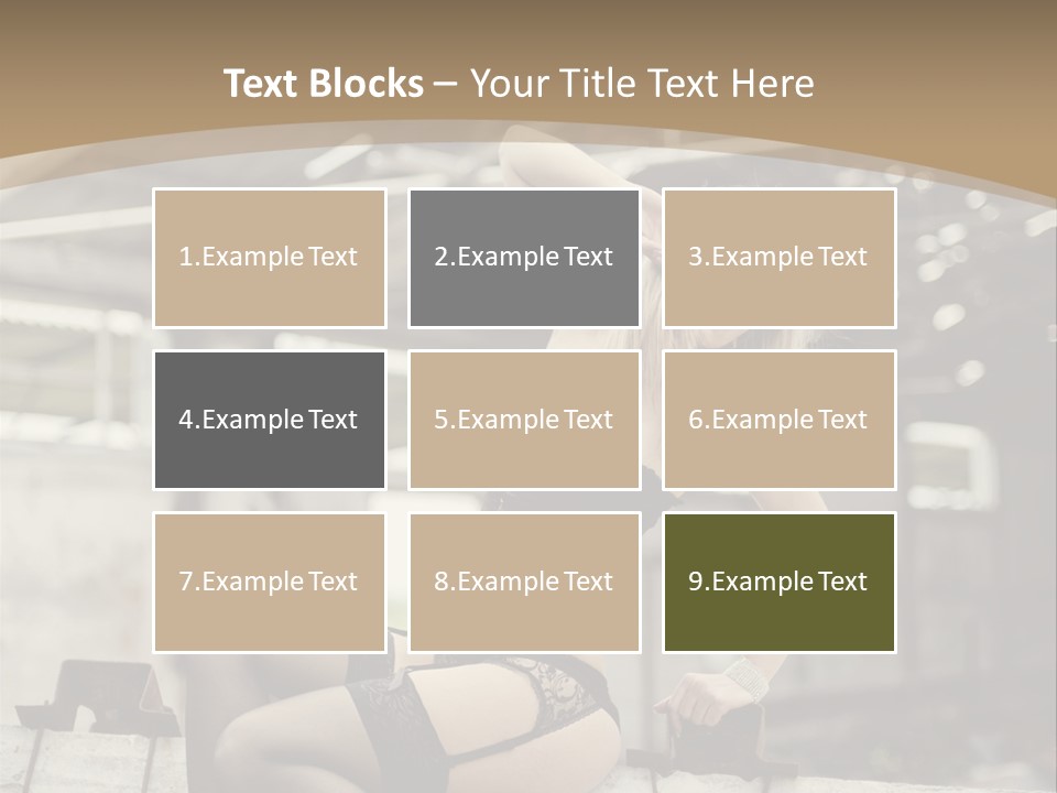 Bielizna Kobieta Romantyczna PowerPoint Template