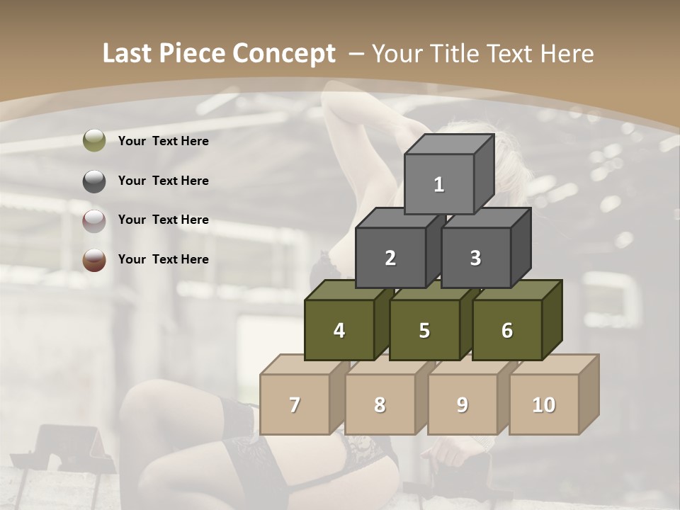 Bielizna Kobieta Romantyczna PowerPoint Template