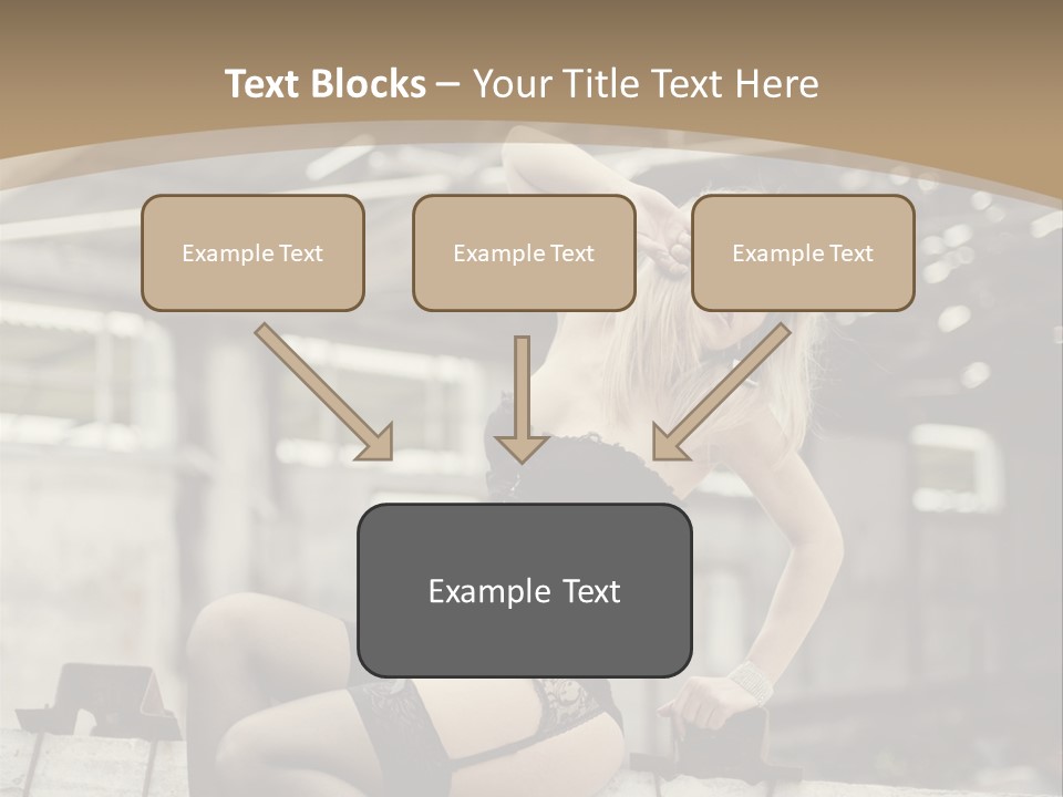 Bielizna Kobieta Romantyczna PowerPoint Template