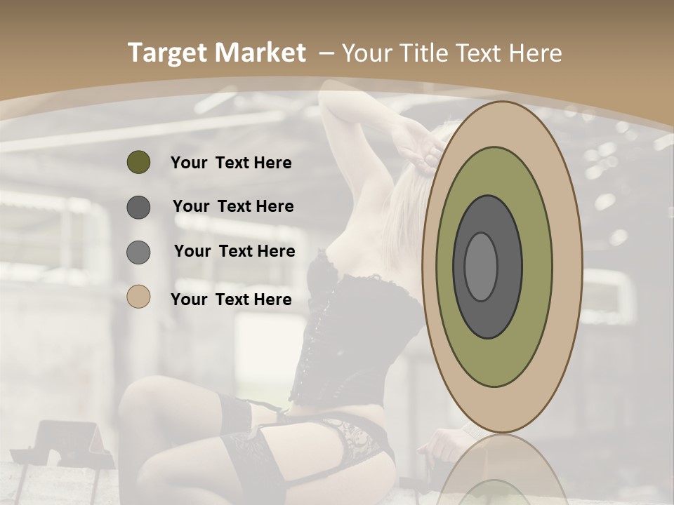 Bielizna Kobieta Romantyczna PowerPoint Template