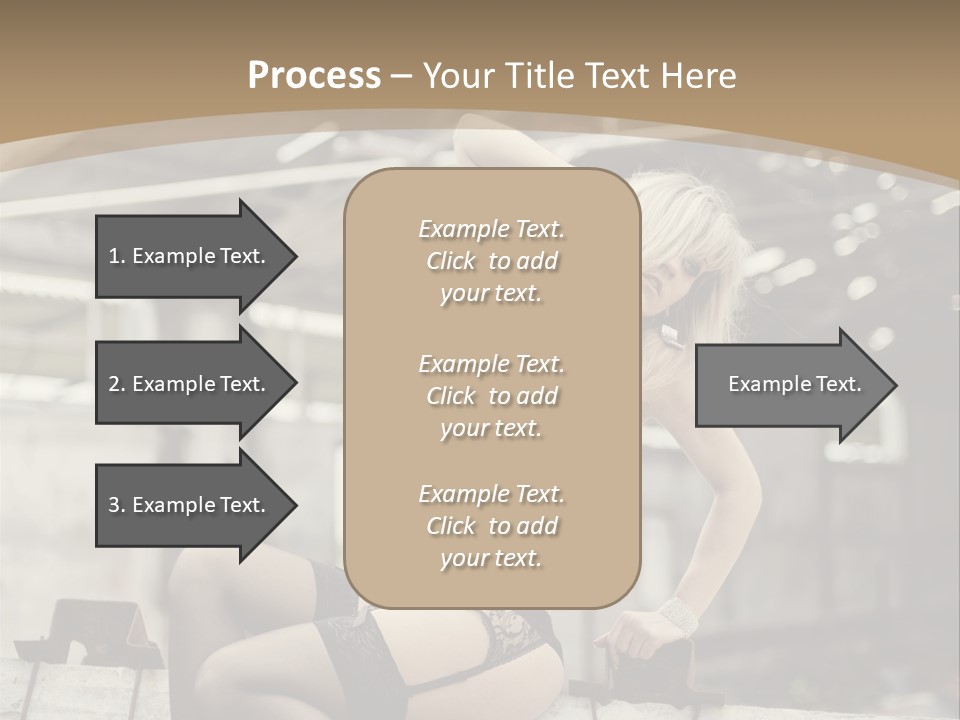 Bielizna Kobieta Romantyczna PowerPoint Template