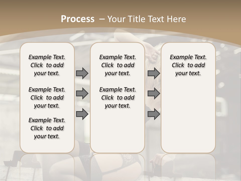 Bielizna Kobieta Romantyczna PowerPoint Template