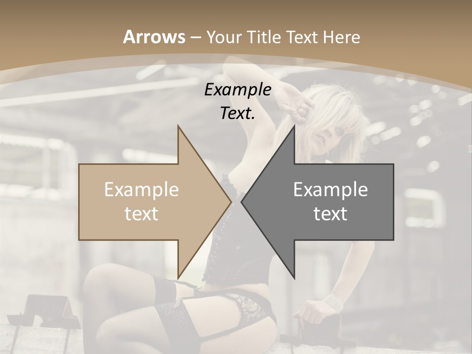 Bielizna Kobieta Romantyczna PowerPoint Template