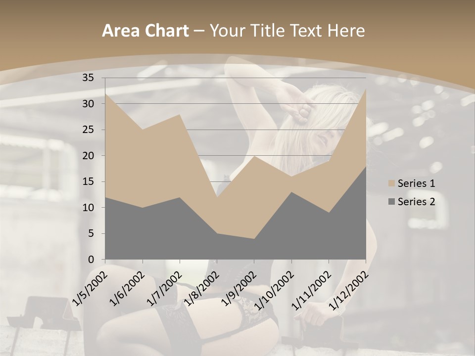 Bielizna Kobieta Romantyczna PowerPoint Template