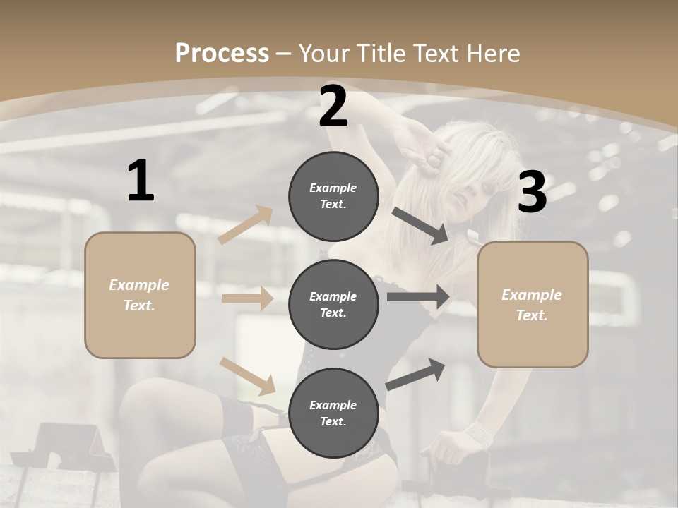 Bielizna Kobieta Romantyczna PowerPoint Template