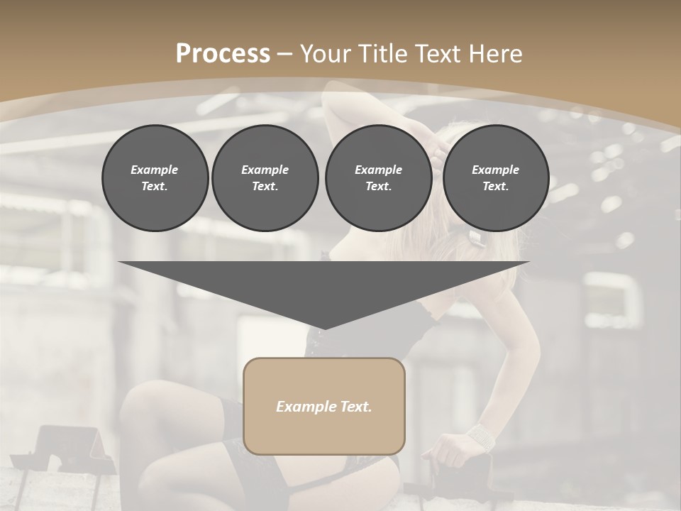 Bielizna Kobieta Romantyczna PowerPoint Template