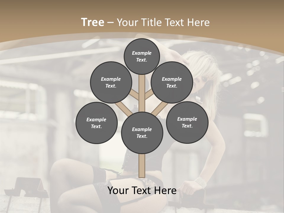 Bielizna Kobieta Romantyczna PowerPoint Template