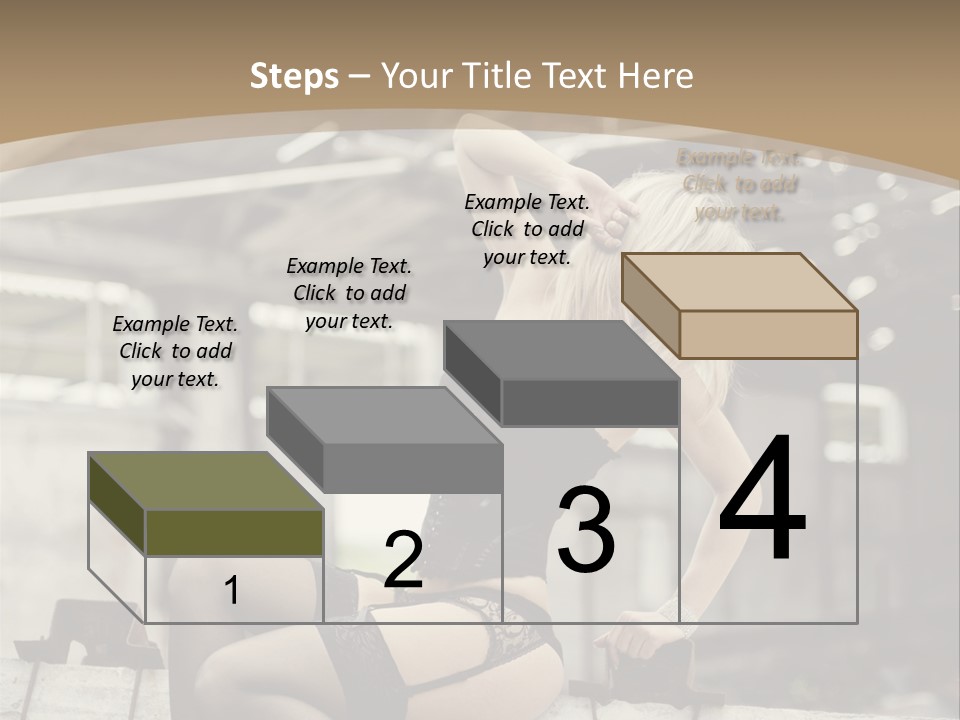 Bielizna Kobieta Romantyczna PowerPoint Template