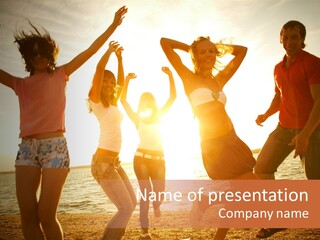 Celebrate Together Sunlight PowerPoint Template