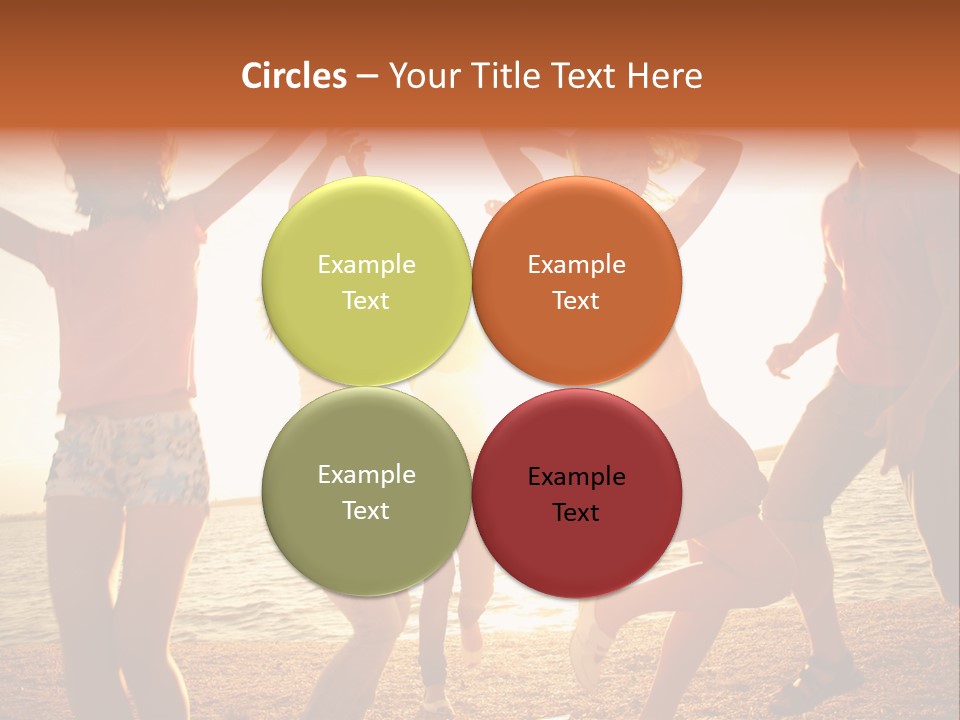 Celebrate Together Sunlight PowerPoint Template