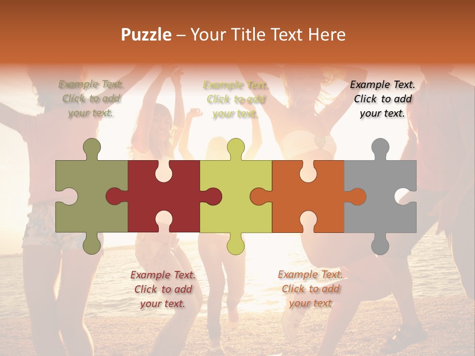 Celebrate Together Sunlight PowerPoint Template