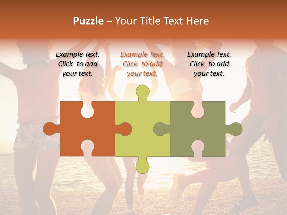 Celebrate Together Sunlight PowerPoint Template