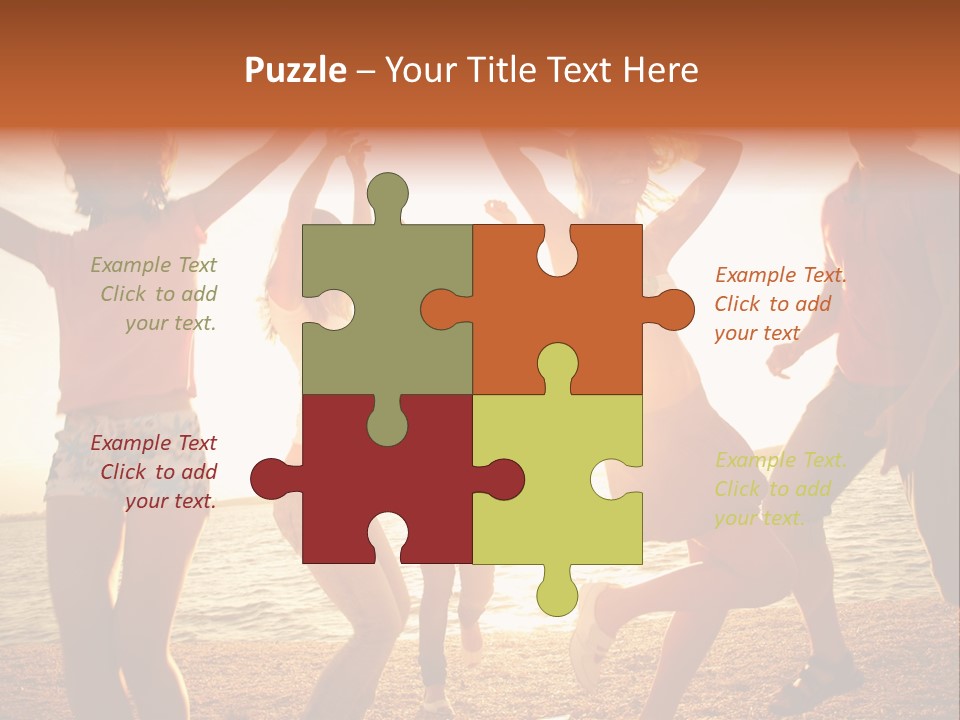 Celebrate Together Sunlight PowerPoint Template