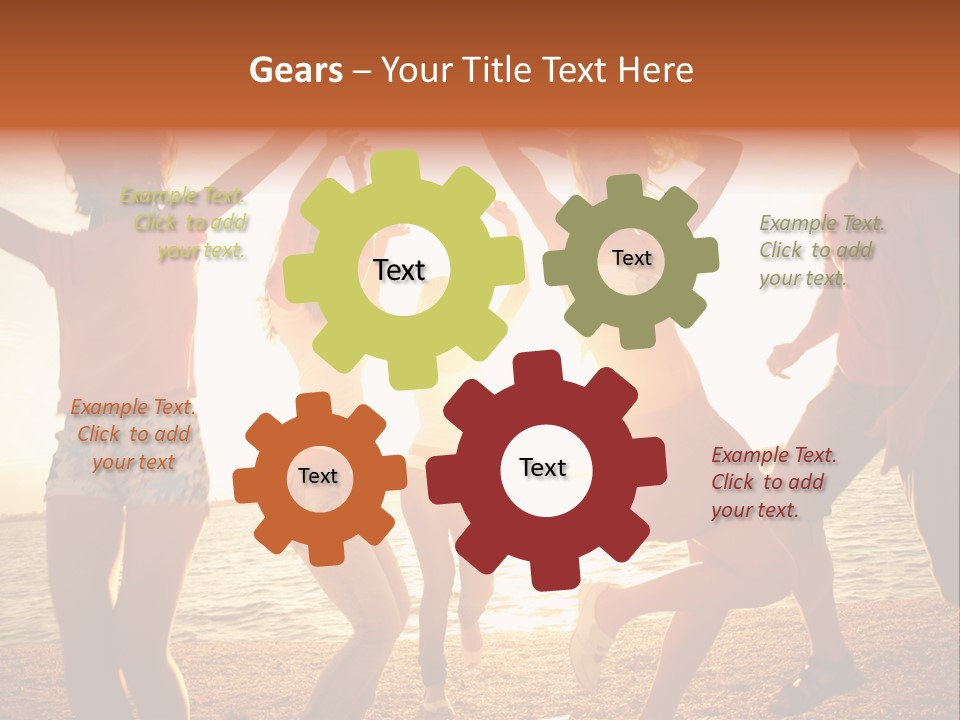 Celebrate Together Sunlight PowerPoint Template