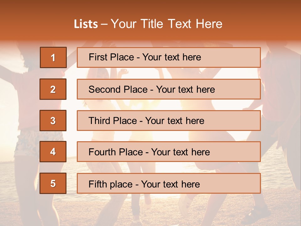 Celebrate Together Sunlight PowerPoint Template