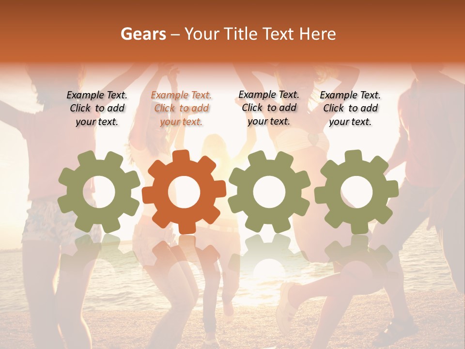 Celebrate Together Sunlight PowerPoint Template