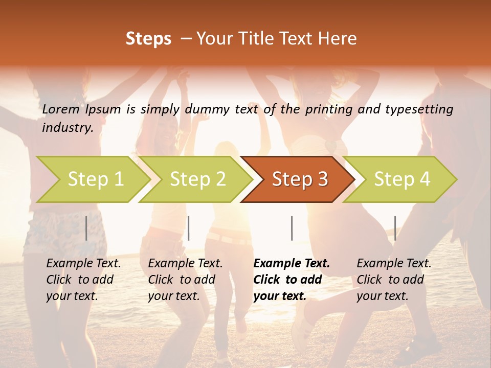 Celebrate Together Sunlight PowerPoint Template