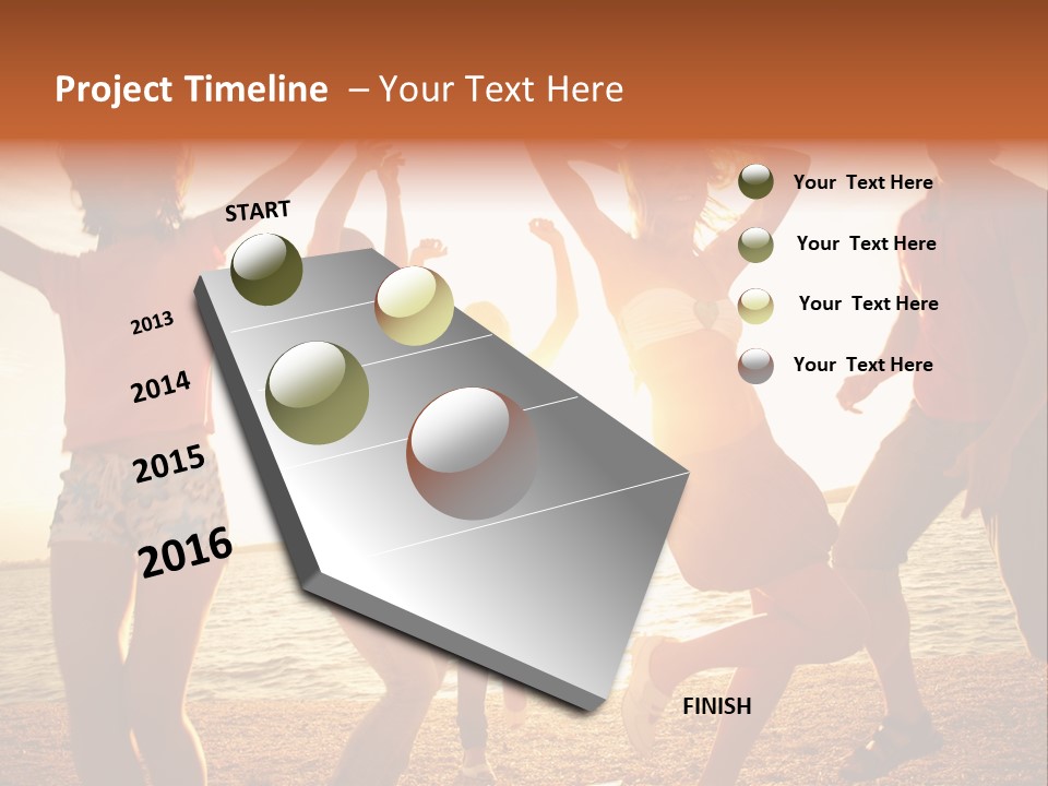 Celebrate Together Sunlight PowerPoint Template