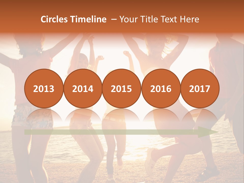 Celebrate Together Sunlight PowerPoint Template