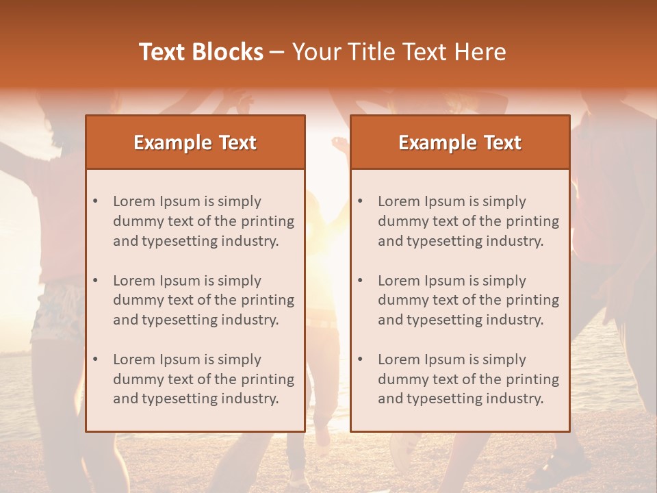 Celebrate Together Sunlight PowerPoint Template