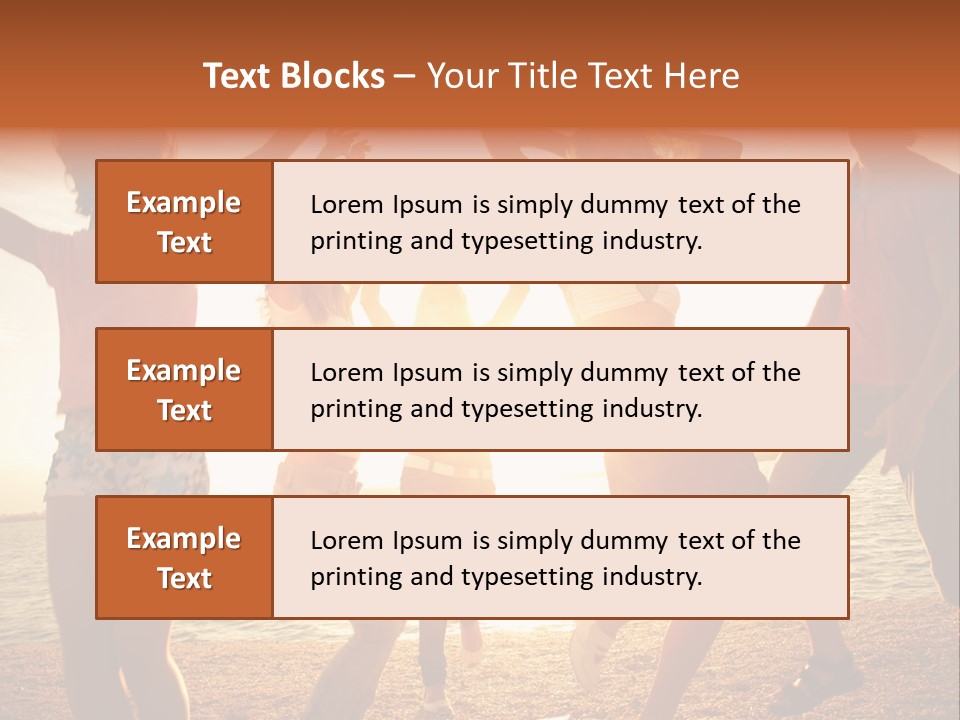Celebrate Together Sunlight PowerPoint Template