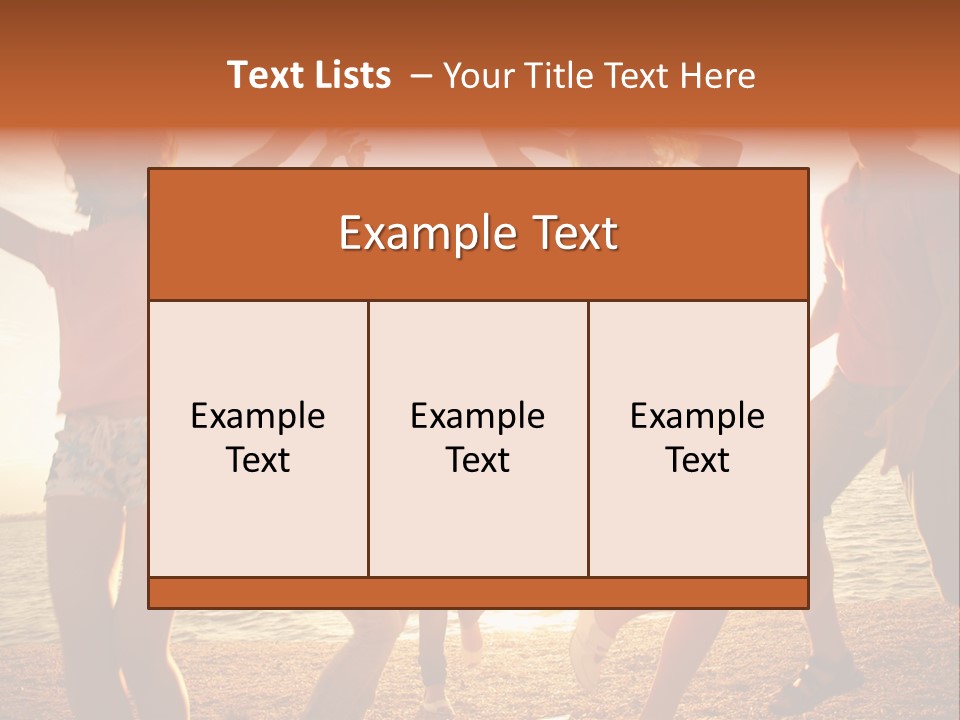 Celebrate Together Sunlight PowerPoint Template