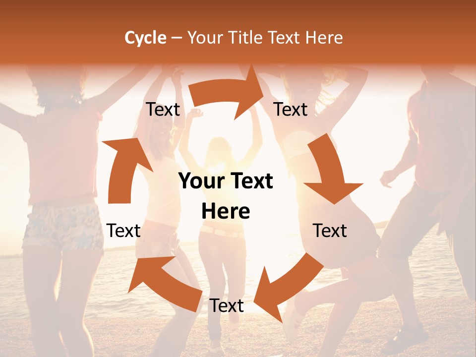 Celebrate Together Sunlight PowerPoint Template