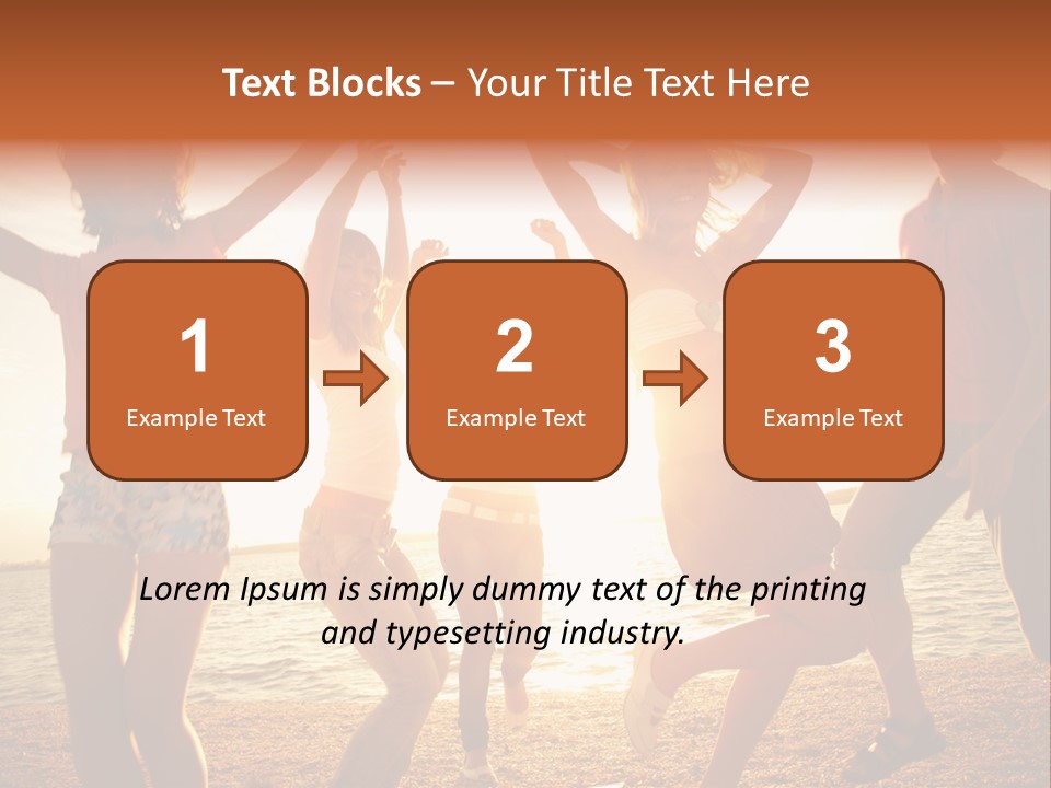 Celebrate Together Sunlight PowerPoint Template