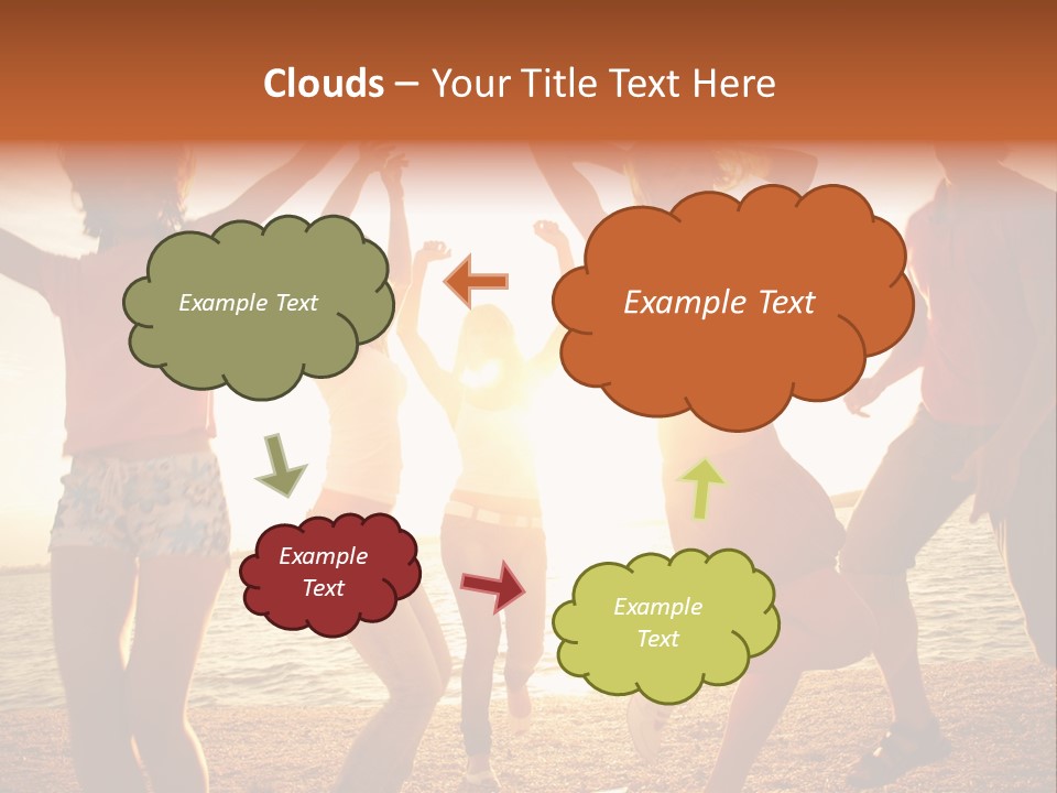 Celebrate Together Sunlight PowerPoint Template