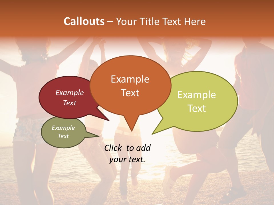 Celebrate Together Sunlight PowerPoint Template