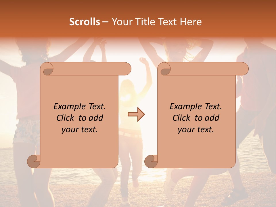 Celebrate Together Sunlight PowerPoint Template