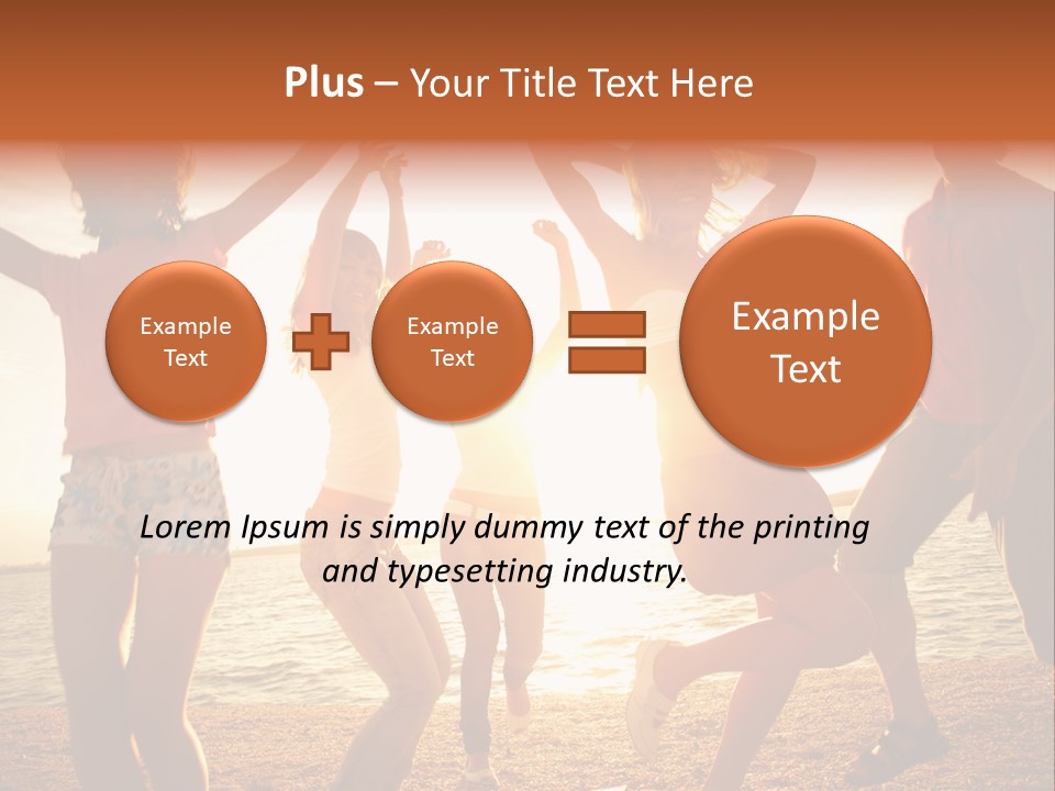 Celebrate Together Sunlight PowerPoint Template