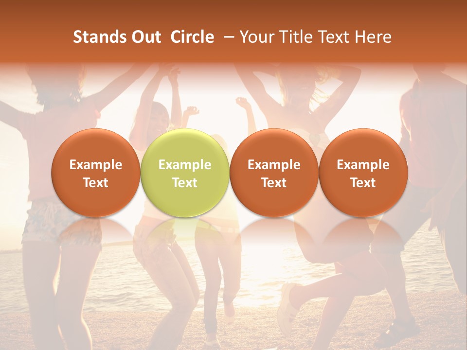Celebrate Together Sunlight PowerPoint Template