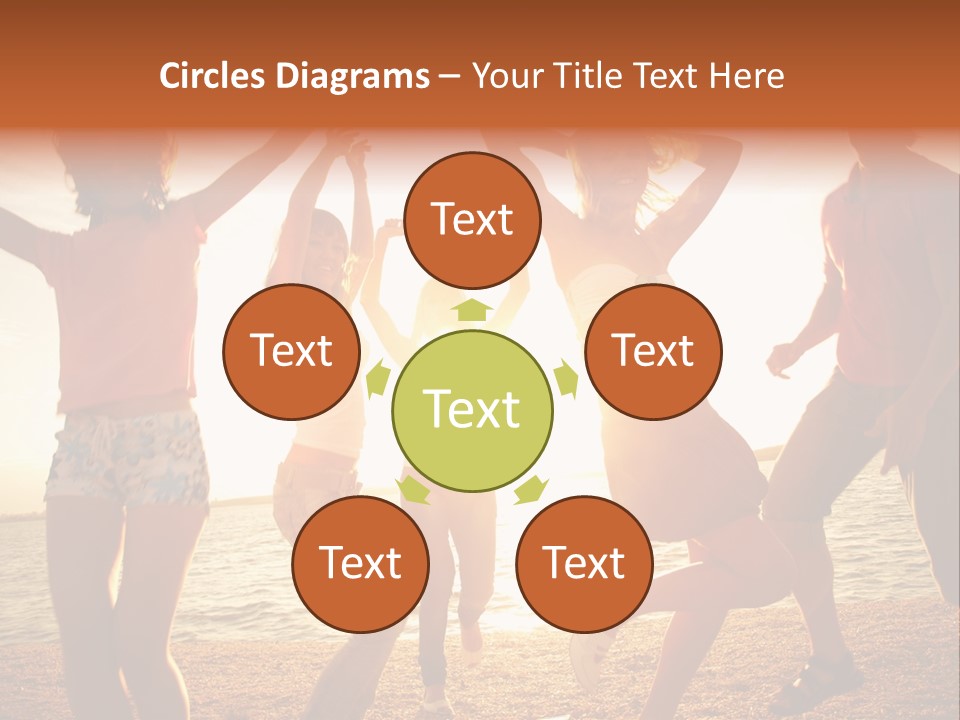 Celebrate Together Sunlight PowerPoint Template