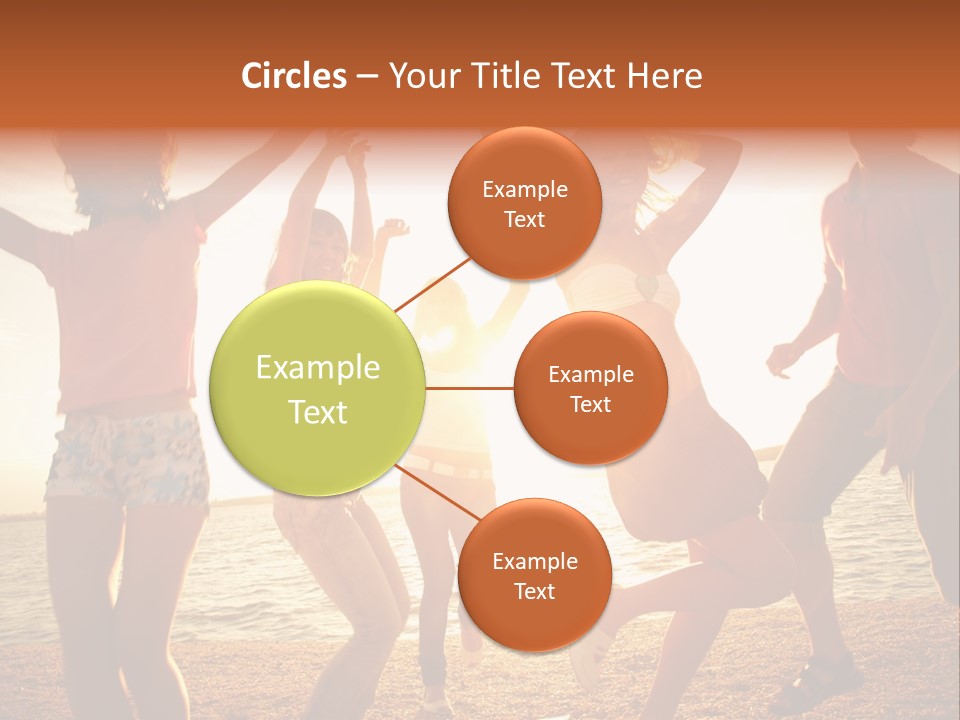 Celebrate Together Sunlight PowerPoint Template
