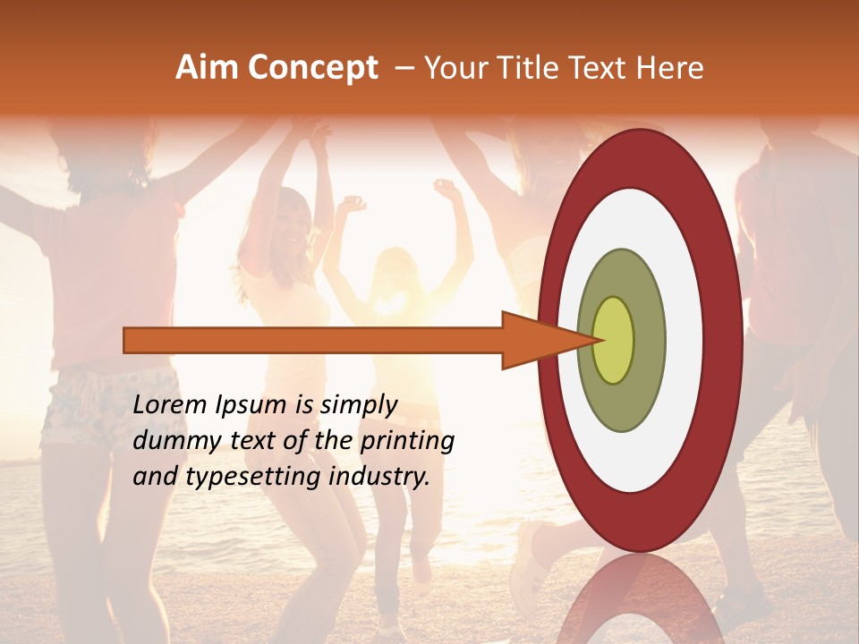 Celebrate Together Sunlight PowerPoint Template