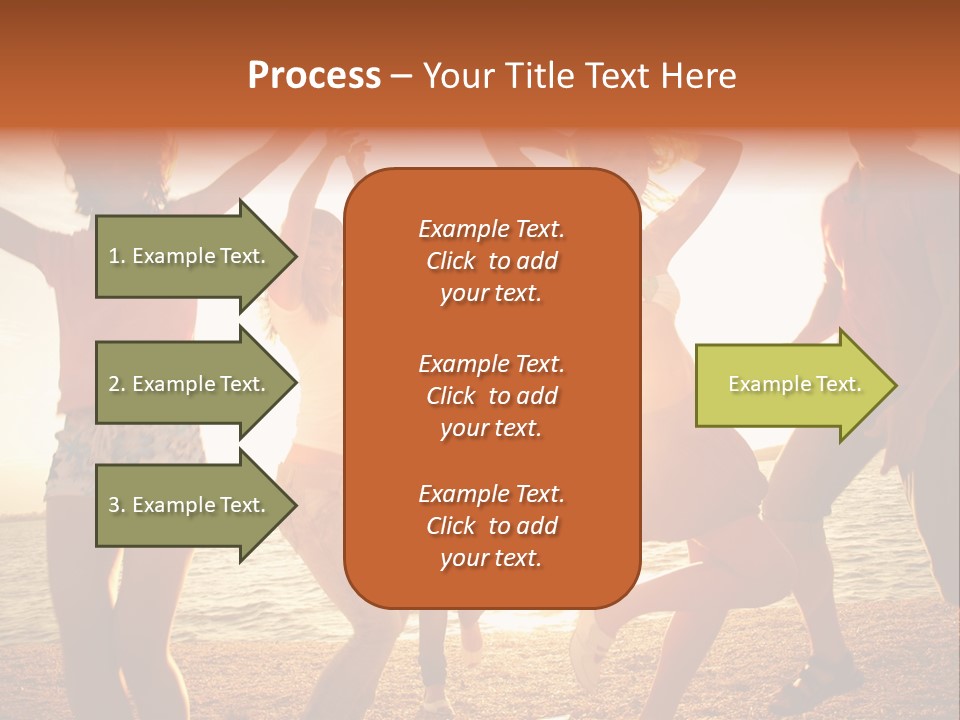 Celebrate Together Sunlight PowerPoint Template