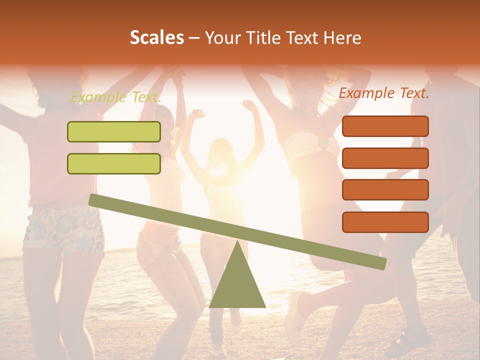 Celebrate Together Sunlight PowerPoint Template