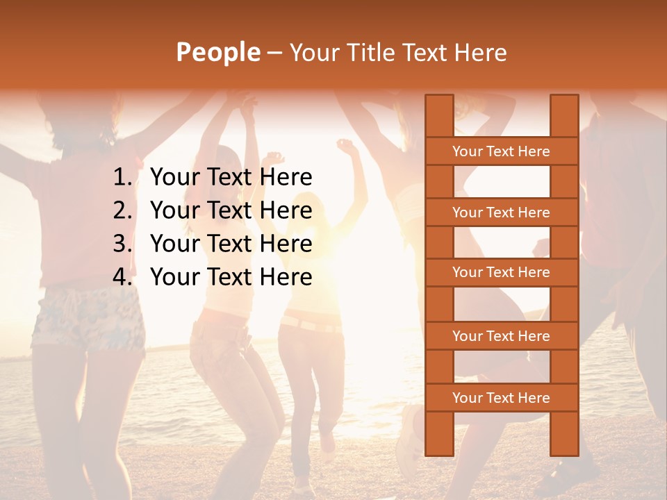 Celebrate Together Sunlight PowerPoint Template