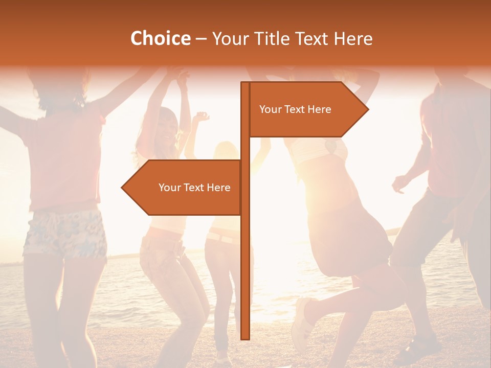 Celebrate Together Sunlight PowerPoint Template
