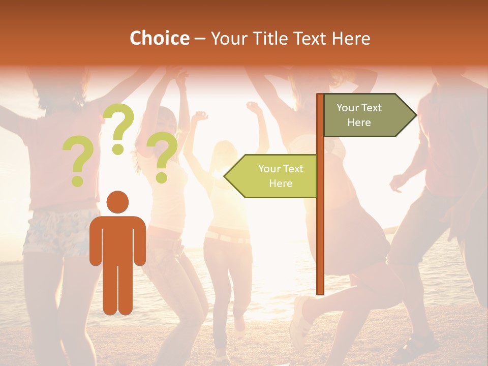 Celebrate Together Sunlight PowerPoint Template