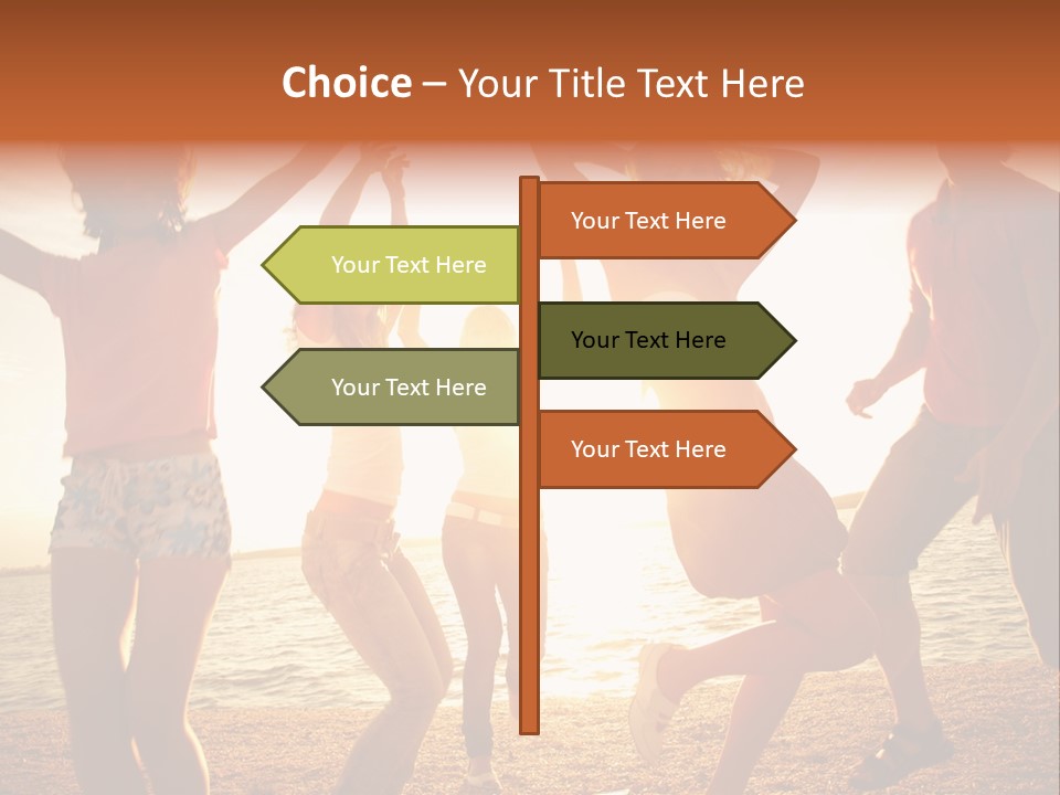 Celebrate Together Sunlight PowerPoint Template