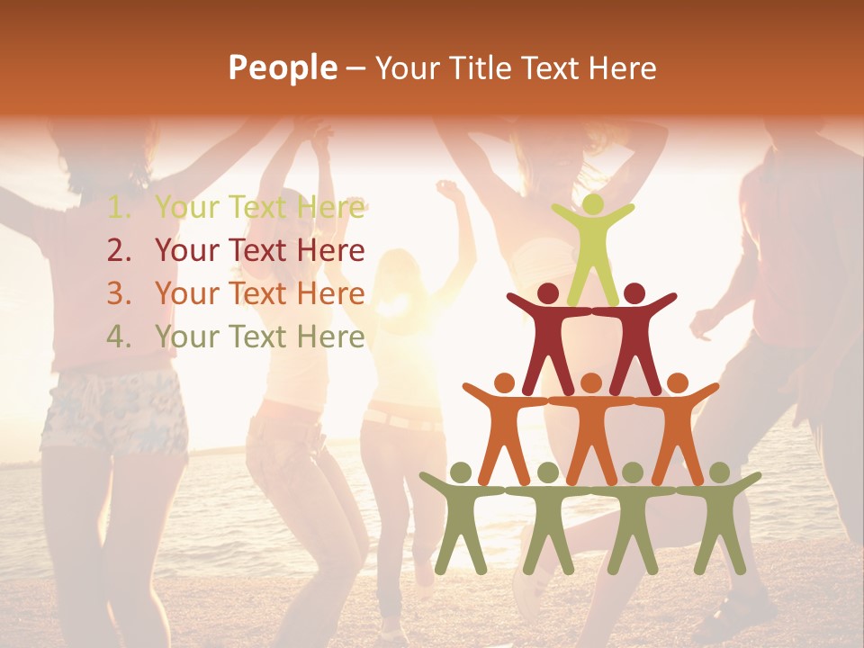 Celebrate Together Sunlight PowerPoint Template