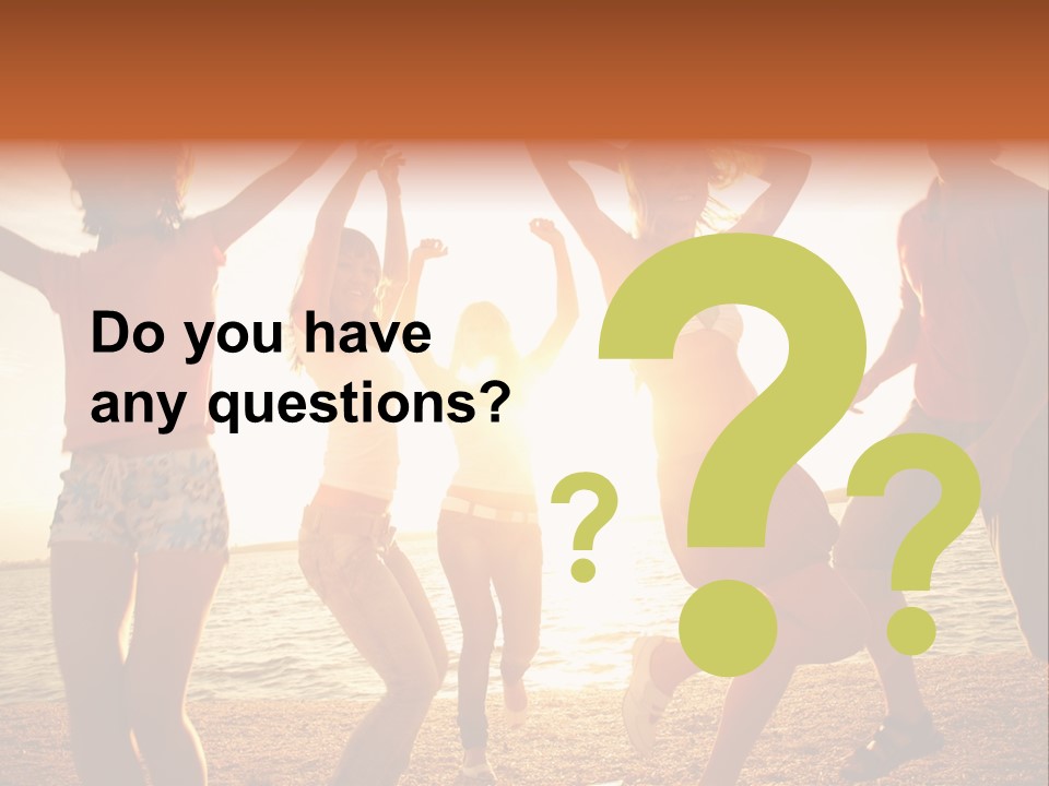 Celebrate Together Sunlight PowerPoint Template