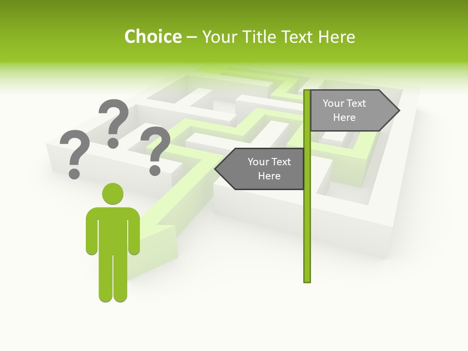 Business Difficulty Seek PowerPoint Template